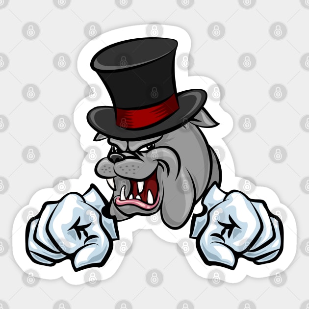 Bulldog Sticker by devaleta